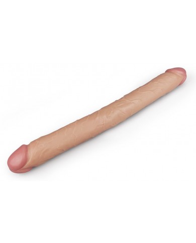 Double Dildo Realistic Slim 44 x 4.5cm