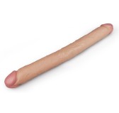 Double Dildo Realistic Slim 44 x 4.5cm