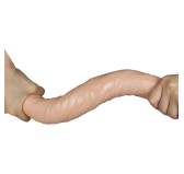 Double Dildo Realistic Slim 44 x 4.5cm