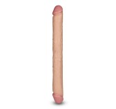 Double Dildo Realistic Slim 44 x 4.5cm