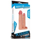 Gaine de pénis Double Penis 18 x 4 cm Gaine de pénis Double Penis 18 x 4 cm