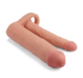 Gaine de pénis Double Penis 18 x 4 cm Gaine de pénis Double Penis 18 x 4 cm