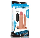 Gaine de pénis Double Penis 19 x 5 cm Gaine de pénis Double Penis 19 x 5 cm