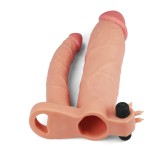 Gaine de pénis Double Penis 19 x 5 cm Gaine de pénis Double Penis 19 x 5 cm