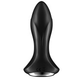 Plug vibrant connecté Rotator Plug Satisfyer 10 x 4cm Noir