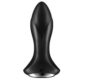 Plug vibrant connecté Rotator Plug Satisfyer 10 x 4cm Noir