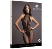Combinaison sexy Fishnet & Lace Noir