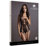 Combi sexy Lace Suspender Noir