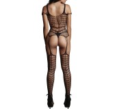 Combi sexy Shredded Noir