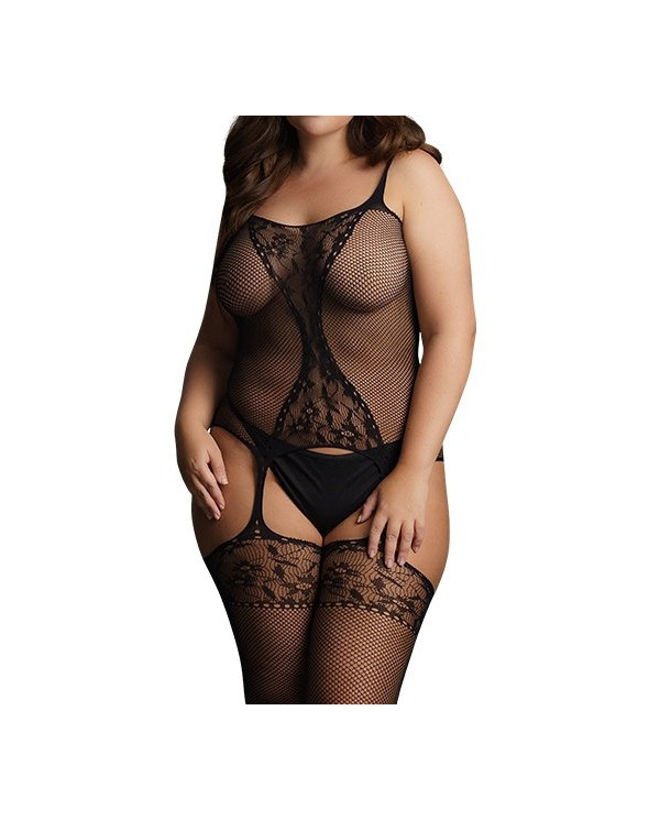 Body Porte-Jarretelles FISHNET SUSPENSER Noir