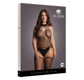 Body Porte-Jarretelles CHOKER FISHNET Noir