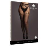 Collants à jarretelles Résille PANTYHOSE NET Noirs