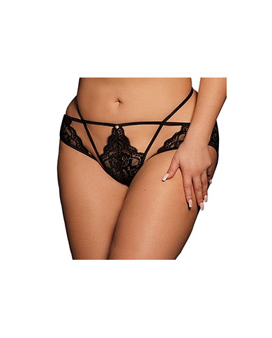 Culotte ouverte LENA Grande Taille Noire