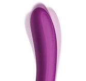 Vibro Rabbit Vibrating Double 10 x 3.5cm Violet