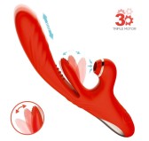 Vibro Rabbit Up & Down Flip Rouge