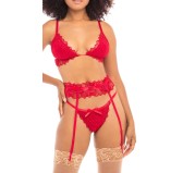 Ensemble Rosemarie 3 Pièces Rouge Ensemble Rosemarie 3 Pièces Rouge