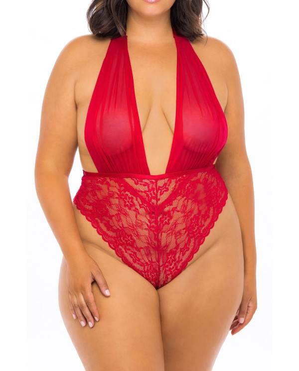 Body Aria Rouge Grande Taille