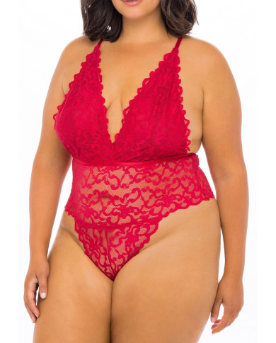 Body Jeana Rouge Grande Taille