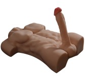 Masturbateur Buste et Pénis articulé Torso Man Sexe de 20cm Masturbateur Buste et Pénis articulé Torso Man Sexe de 20cm