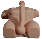 Masturbateur Buste et Pénis articulé Torso Man Sexe de 20cm