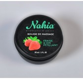 NAHIA - Bougie de massage Fraise vin pétillant