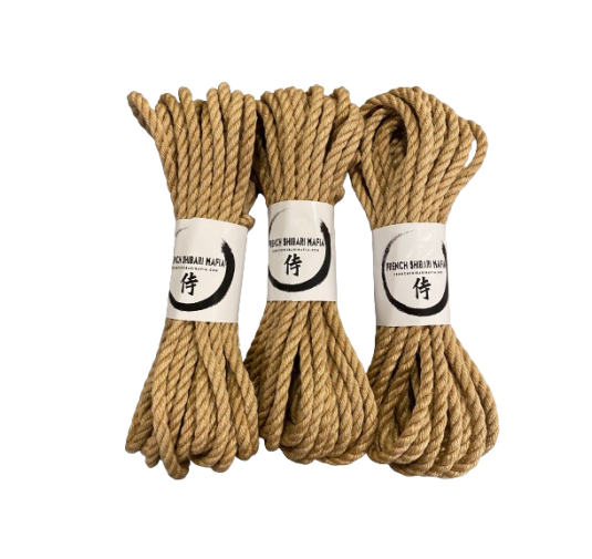Lot de 3 cordes de shibari