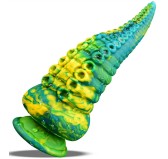 Gode tentacule Sealik 20 x 8cm Jaune-Vert Gode tentacule Sealik 20 x 8cm Jaune-Vert