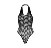 Body Flow Net Halter Noir