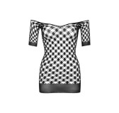 Mini Robe Fence Net Noire