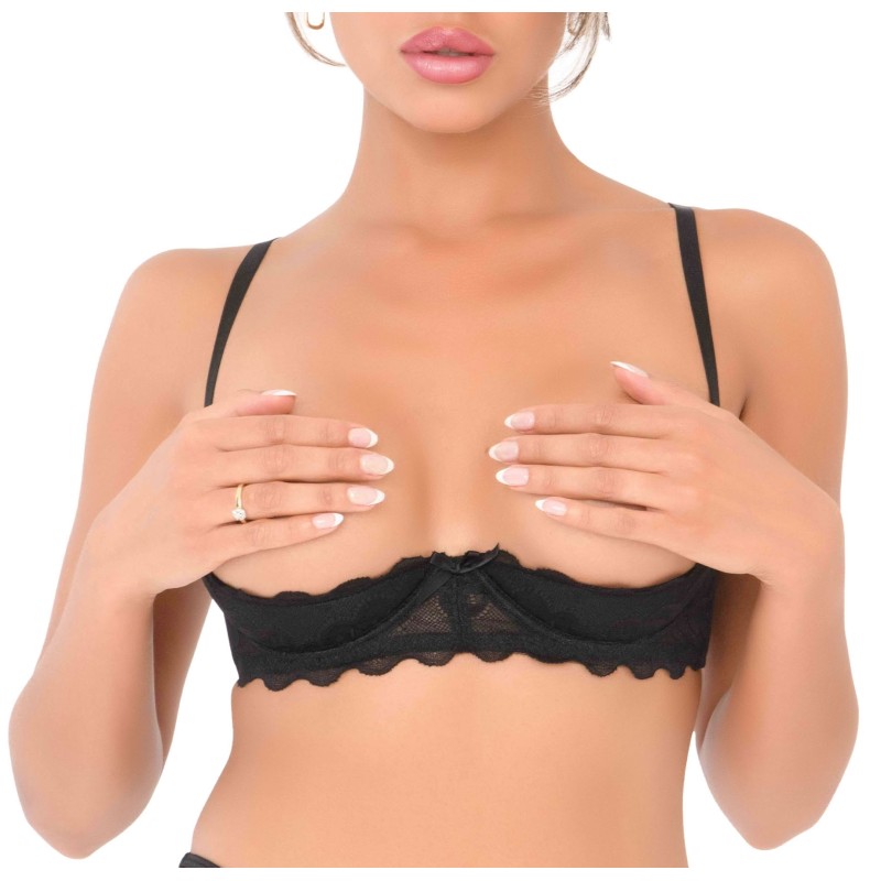 Soutien-Gorge 1/4 Bra Noir