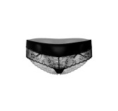 Culotte Floral Lace Hiphugger Noire