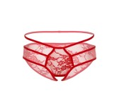 Culotte en dentelle Jade Rouge