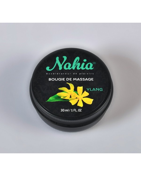 NAHIA - Bougie de massage fleur d'Ylang pour ALYSHA-M