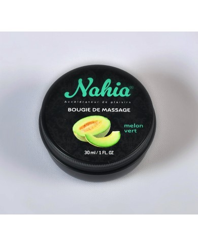NAHIA - Bougie de massage Melon vert pour ALYSHA-M
