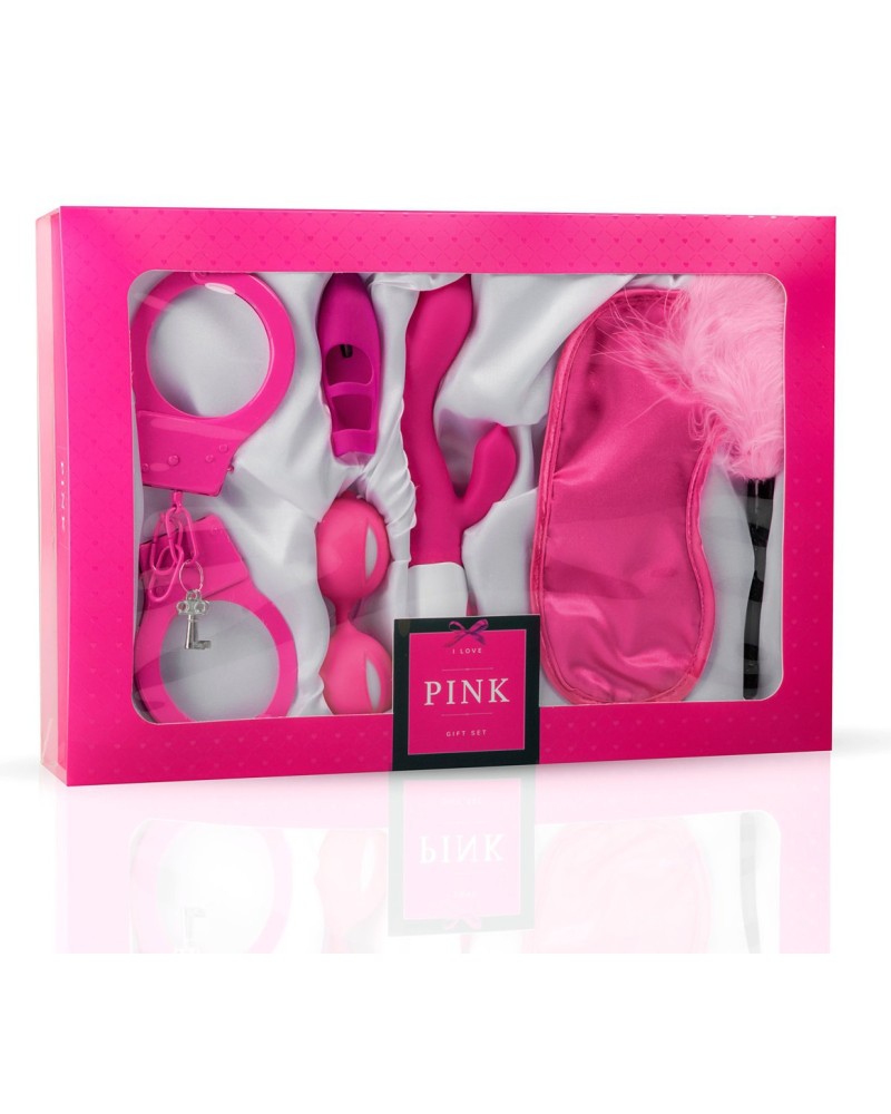 Box coquine I Love Pink Gift - 6 pièces pour ALYSHA-M Box coquine I Love Pink Gift - 6 pièces pour ALYSHA-M