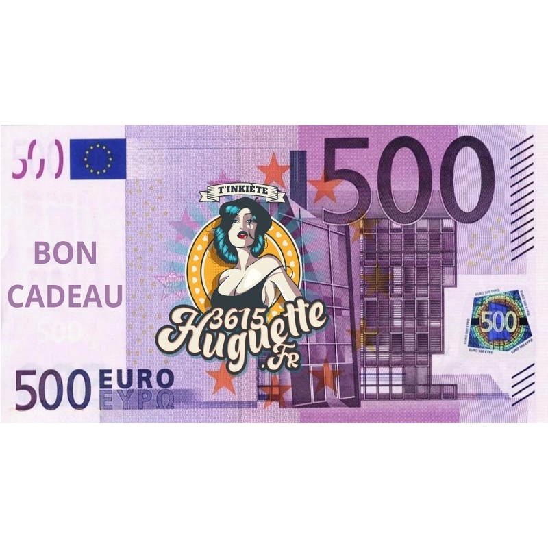 Bon d'achat d'une valeur de 500 euros pour ALYSHA-M Bon d'achat d'une valeur de 500 euros pour ALYSHA-M