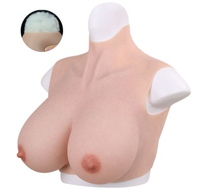 Buste Seins réalistes Coton Col haut Bonnet 90A