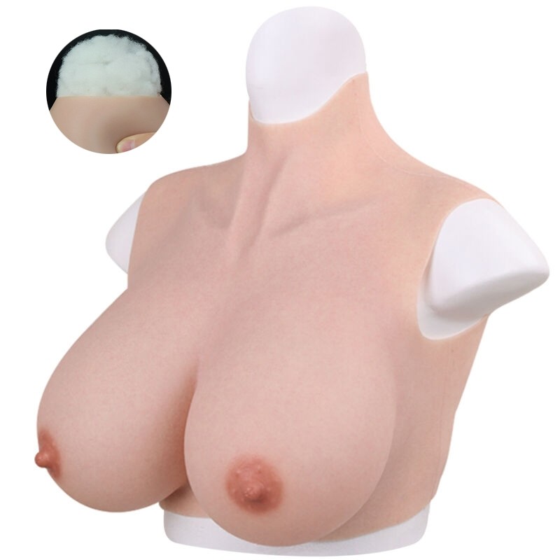 Buste Seins réalistes Coton Col haut Bonnet 90A