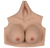 Buste Seins Silicone Col haut Bonnet 85A