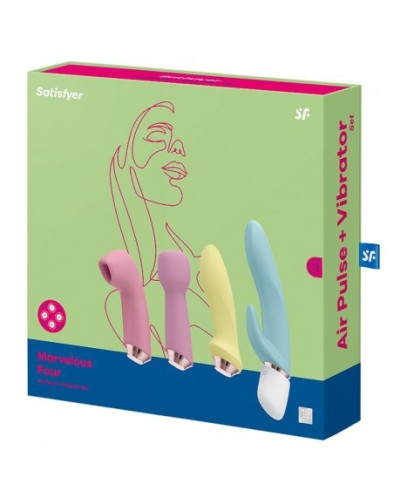 Pack de 4 Accesoires Marvelous Four Satisfyer pour MLLE LOTUS