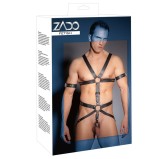 Harnais complet en cuir Zado Noir Harnais complet en cuir Zado Noir