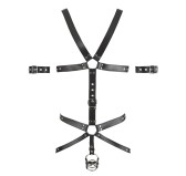 Harnais complet en cuir Zado Noir Harnais complet en cuir Zado Noir