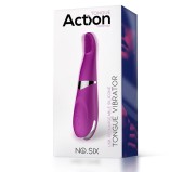 Stimulateur de clitoris Tongue Vibrator 19cm Violet