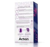 Stimulateur de clitoris Tongue Vibrator 19cm Violet