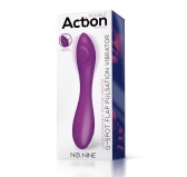 Vibro G-Spot Flap Pulsator 22cm Violet