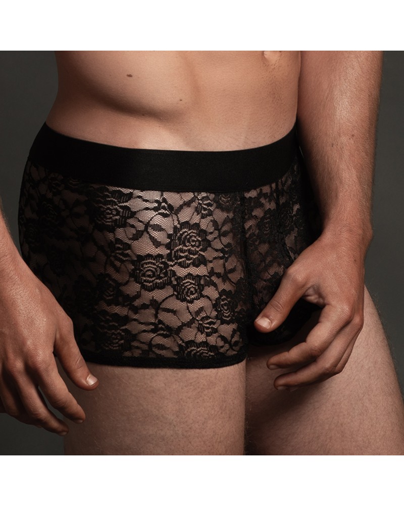 Boxer Lace Dentelle Noir