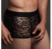 Boxer Lace Dentelle Noir