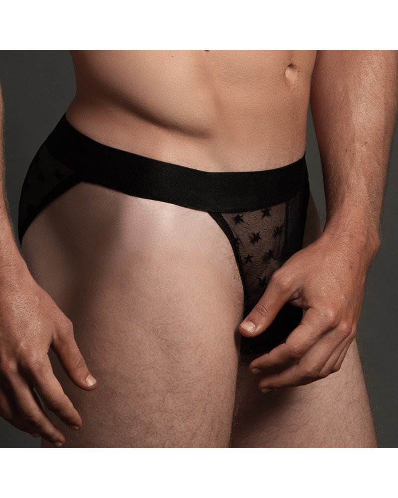 Tanga Fin Star Noir