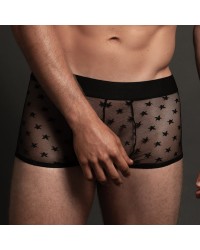 Boxer Dentelle LEOPARD Allure Noir