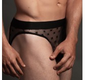 Jockstrap fin Star Noir